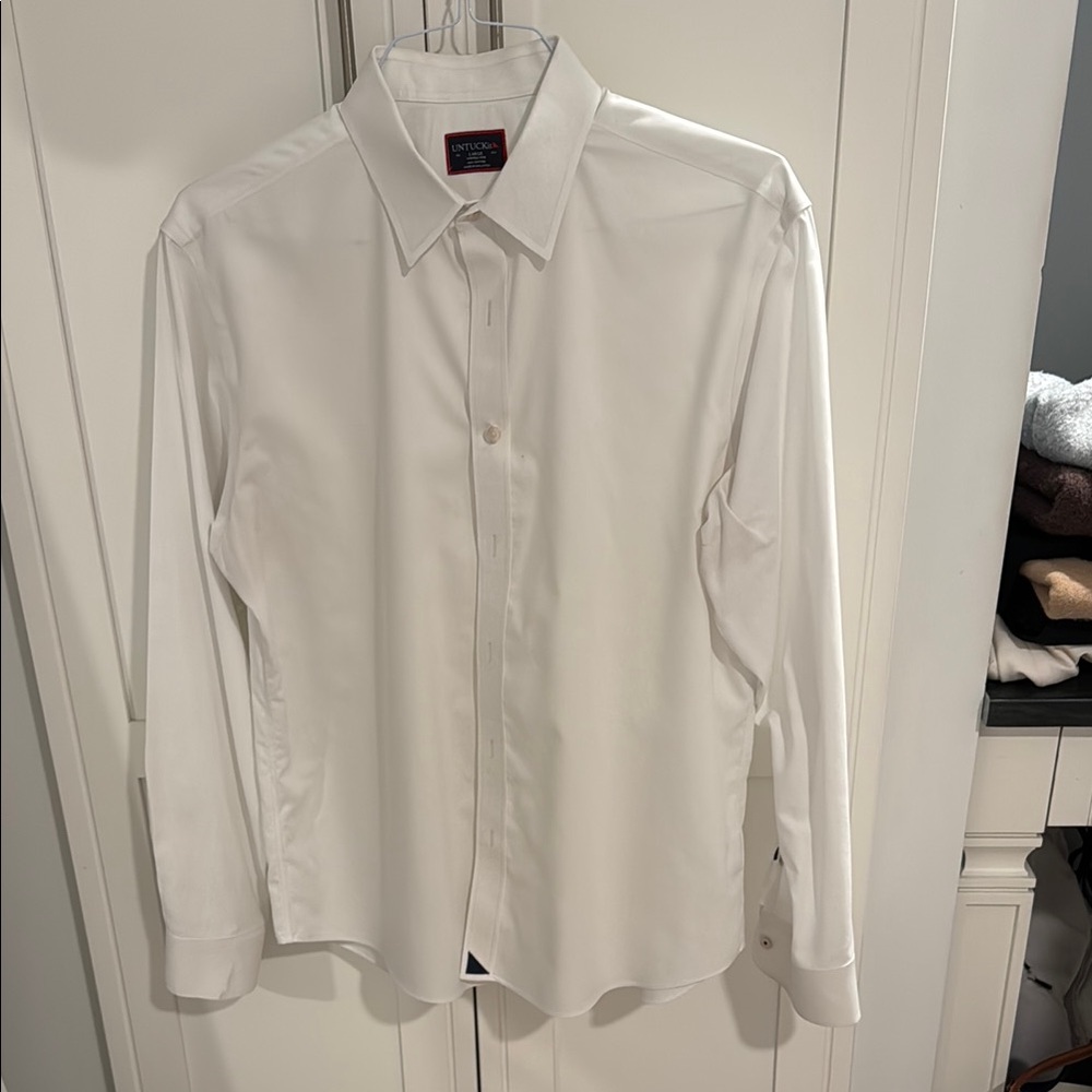 UNTUCKit White Dress Shirt